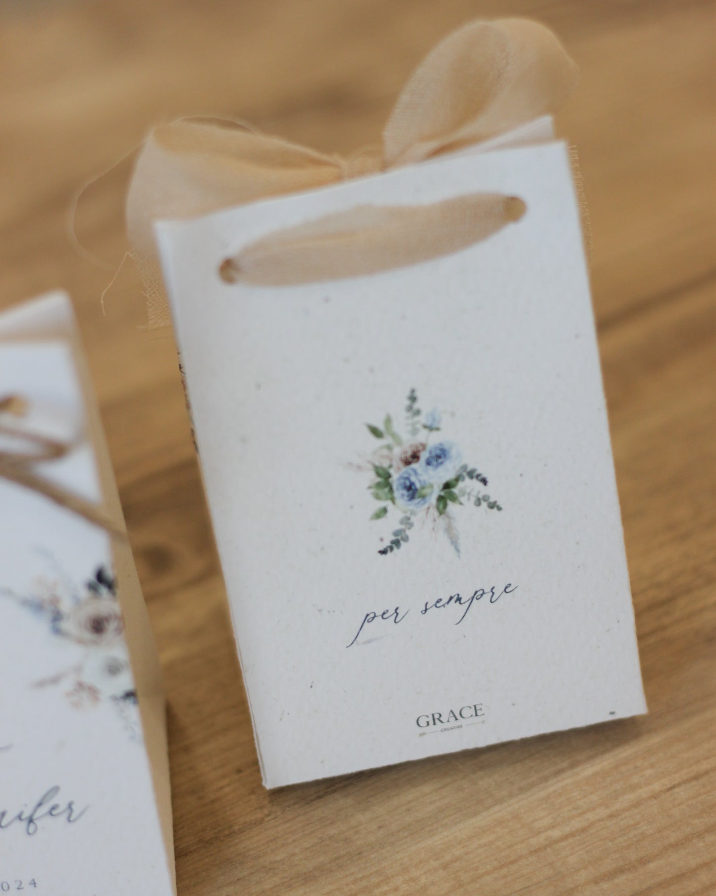 Scatoline Gift | Natural Blue Wedding Boho