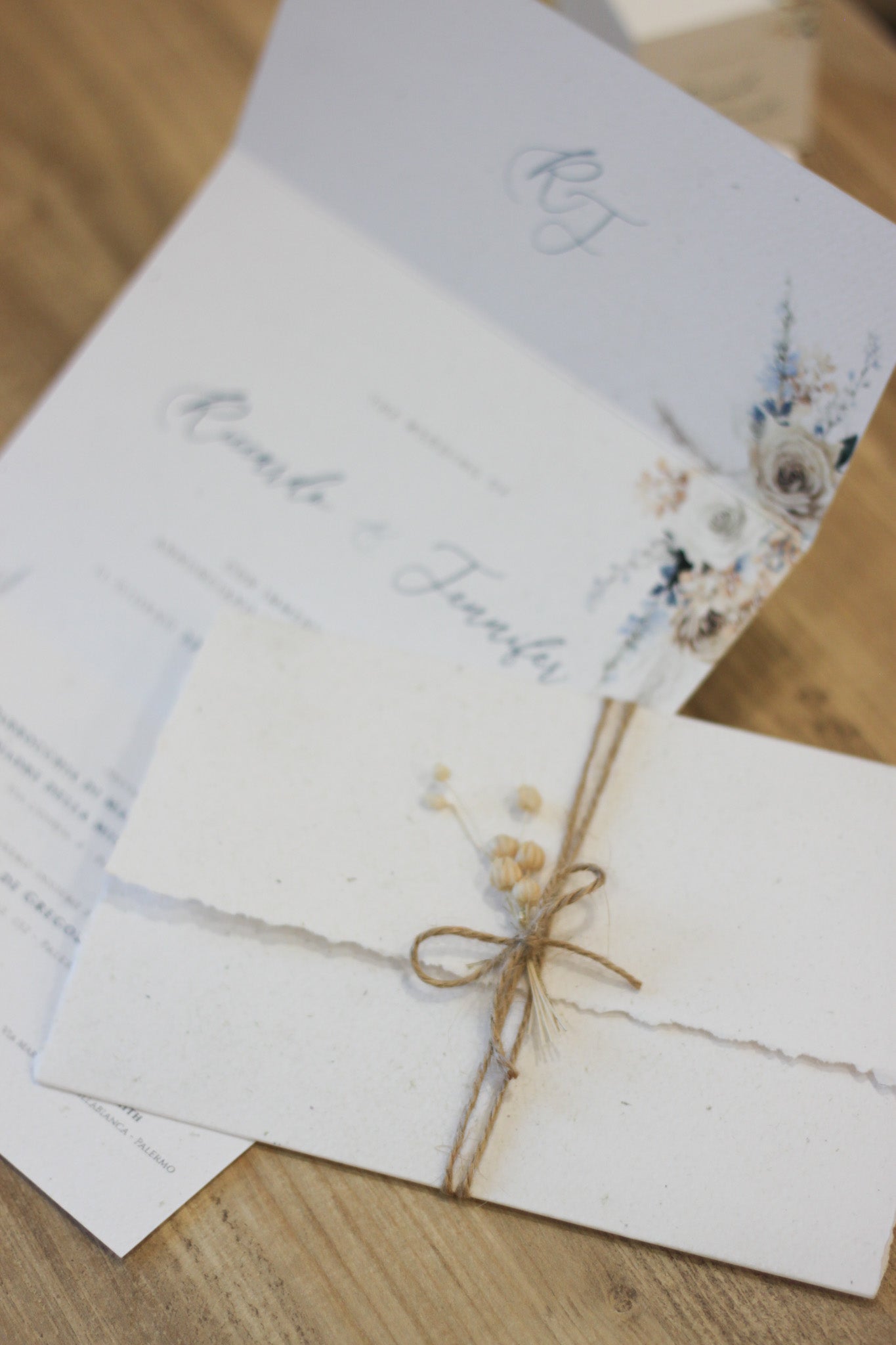 Natural Blue Wedding Boho | mod. John