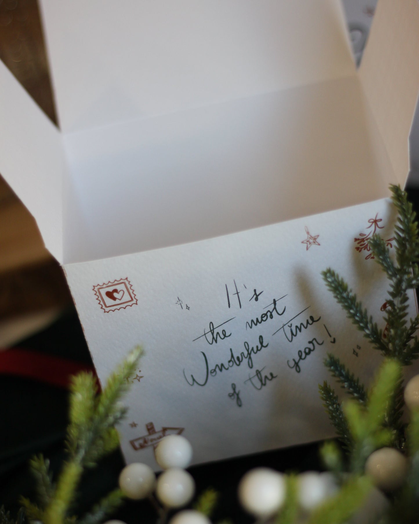 Pallina Christmas Joy - Rosso