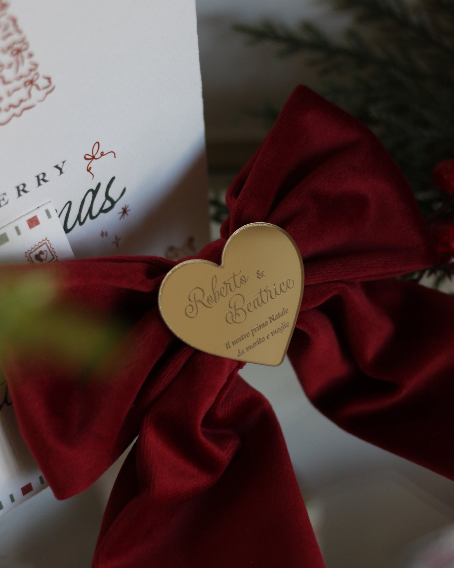 Fiocco Christmas Joy - Rosso Bordeaux
