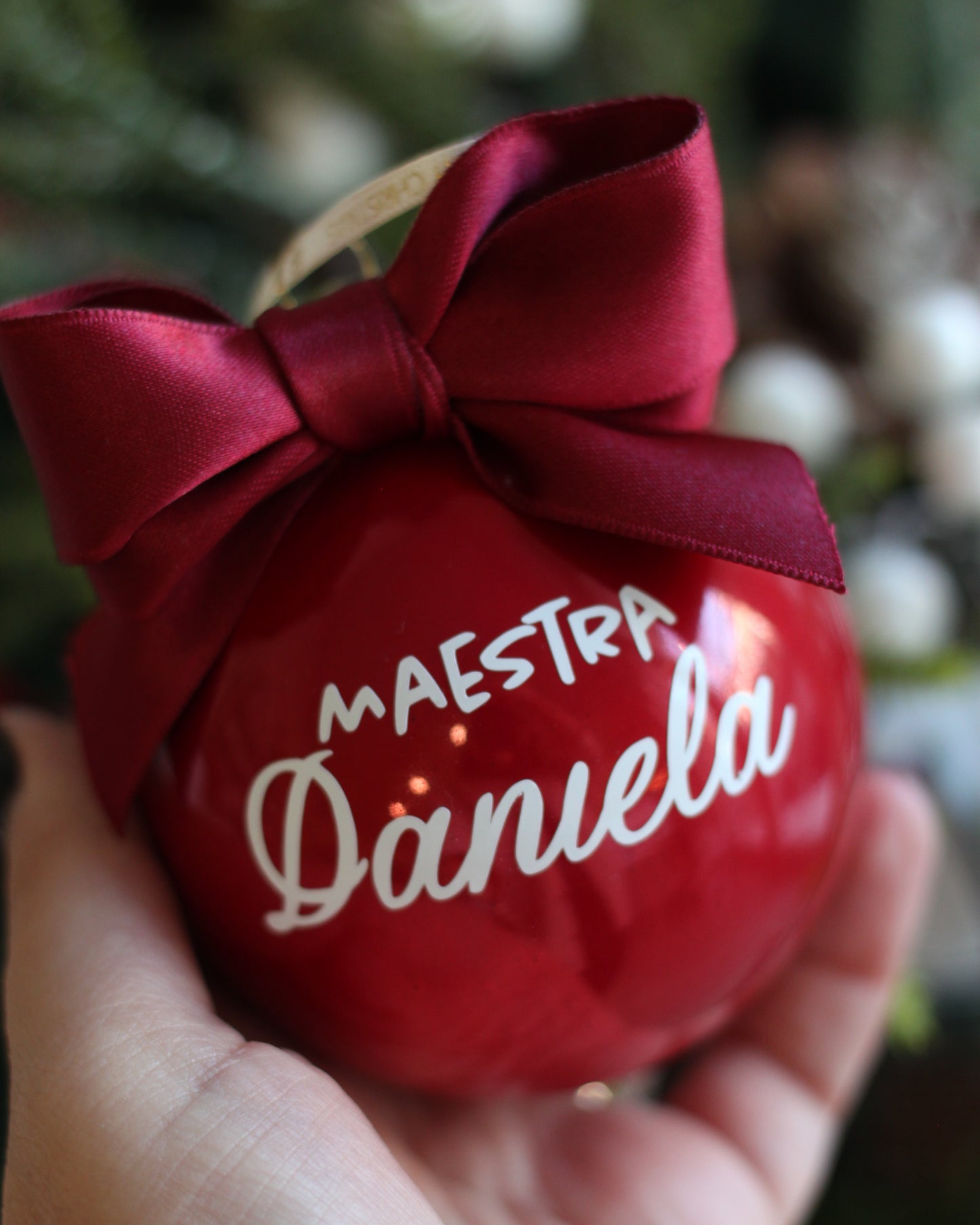 Pallina Christmas Joy - Rosso