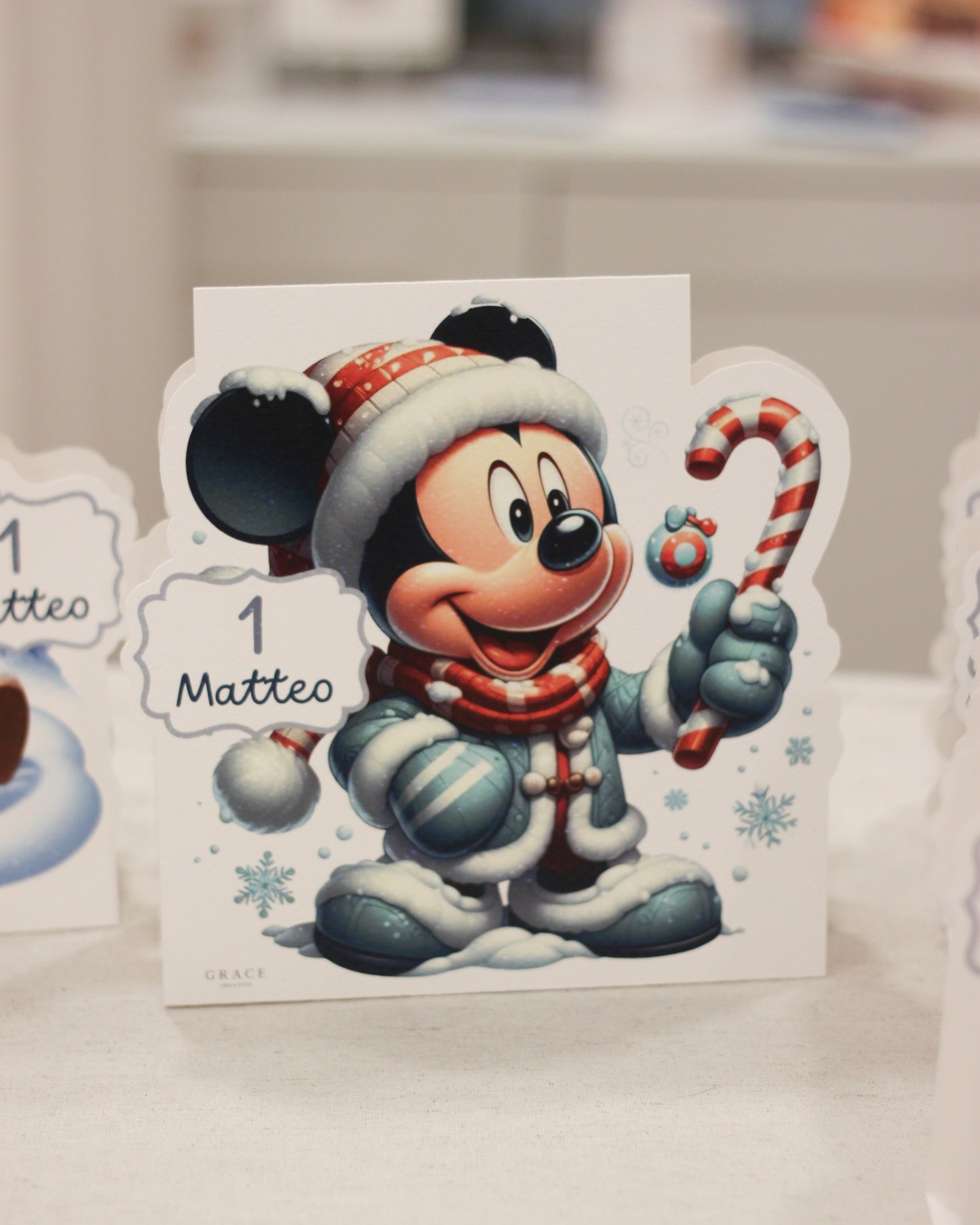 Centrotavola Sagomato Topolino Inverno