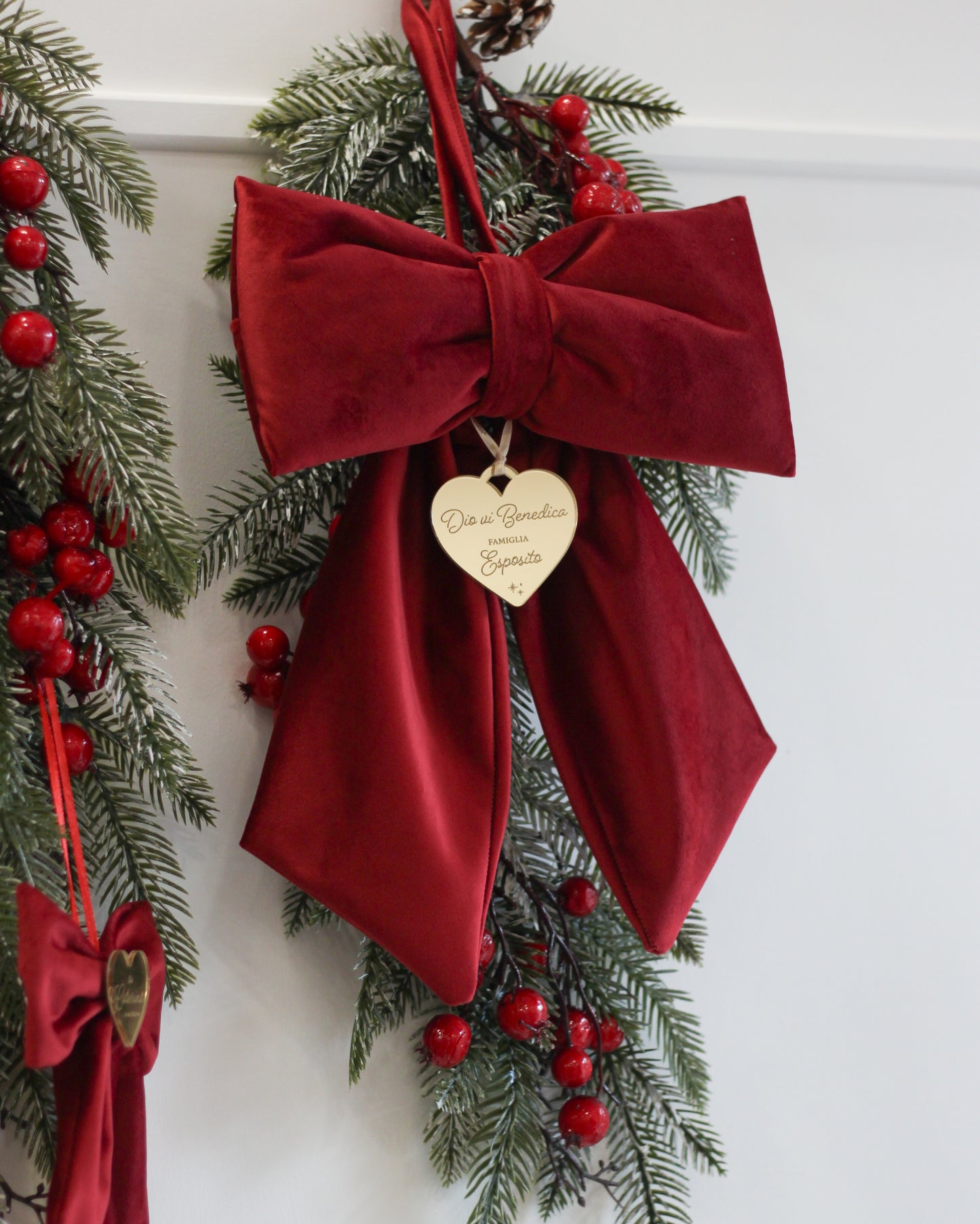 Fiocco Christmas Joy Big - Rosso Bordeaux
