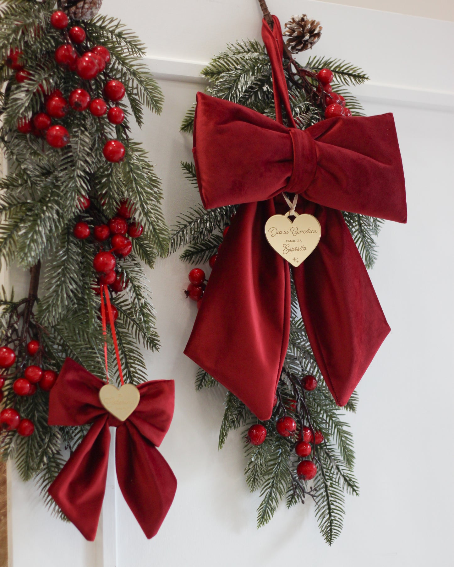Fiocco Christmas Joy Big - Rosso Bordeaux