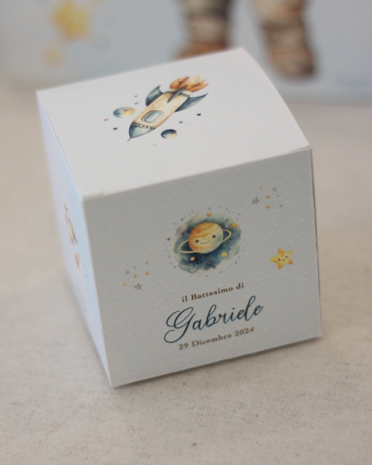 Scatolina Box Cube 5cm | Astronauta