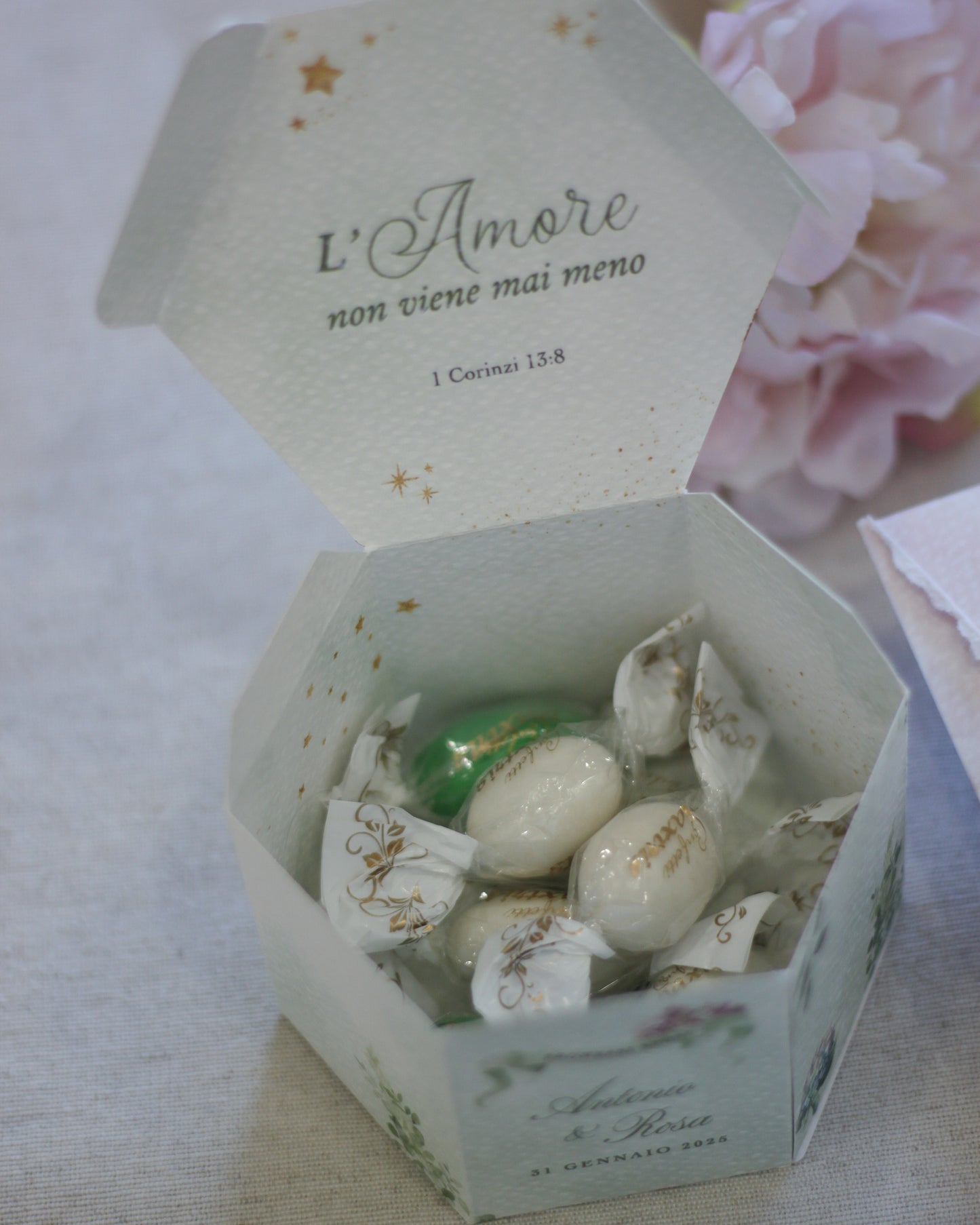 Box Esagonali Promessa di Matrimonio