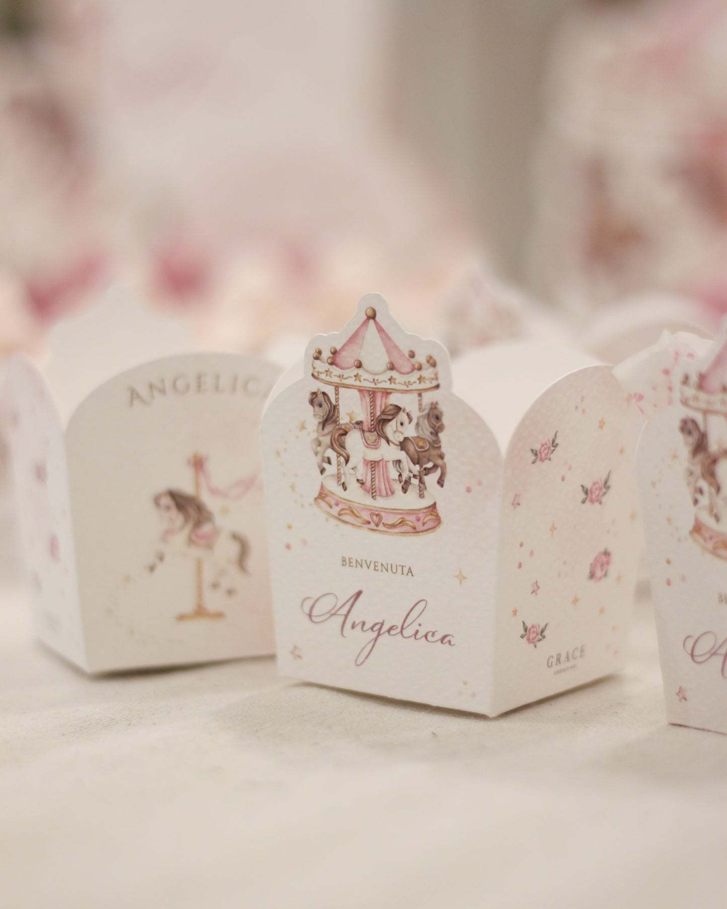 Coppetta portaconfetti Carosello dei Sogni