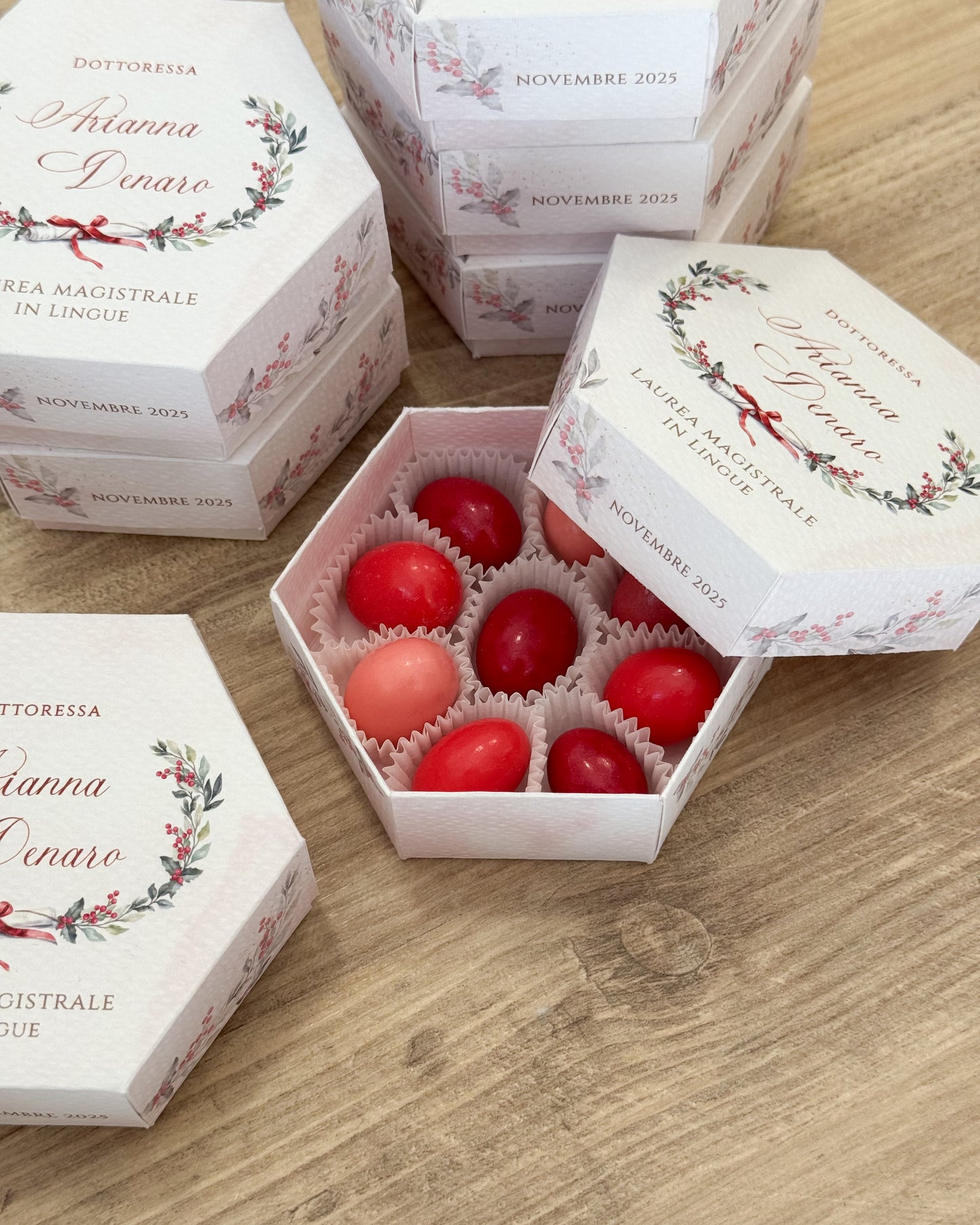 Scatoline Degustazione Esagonali | Laurea Alloro