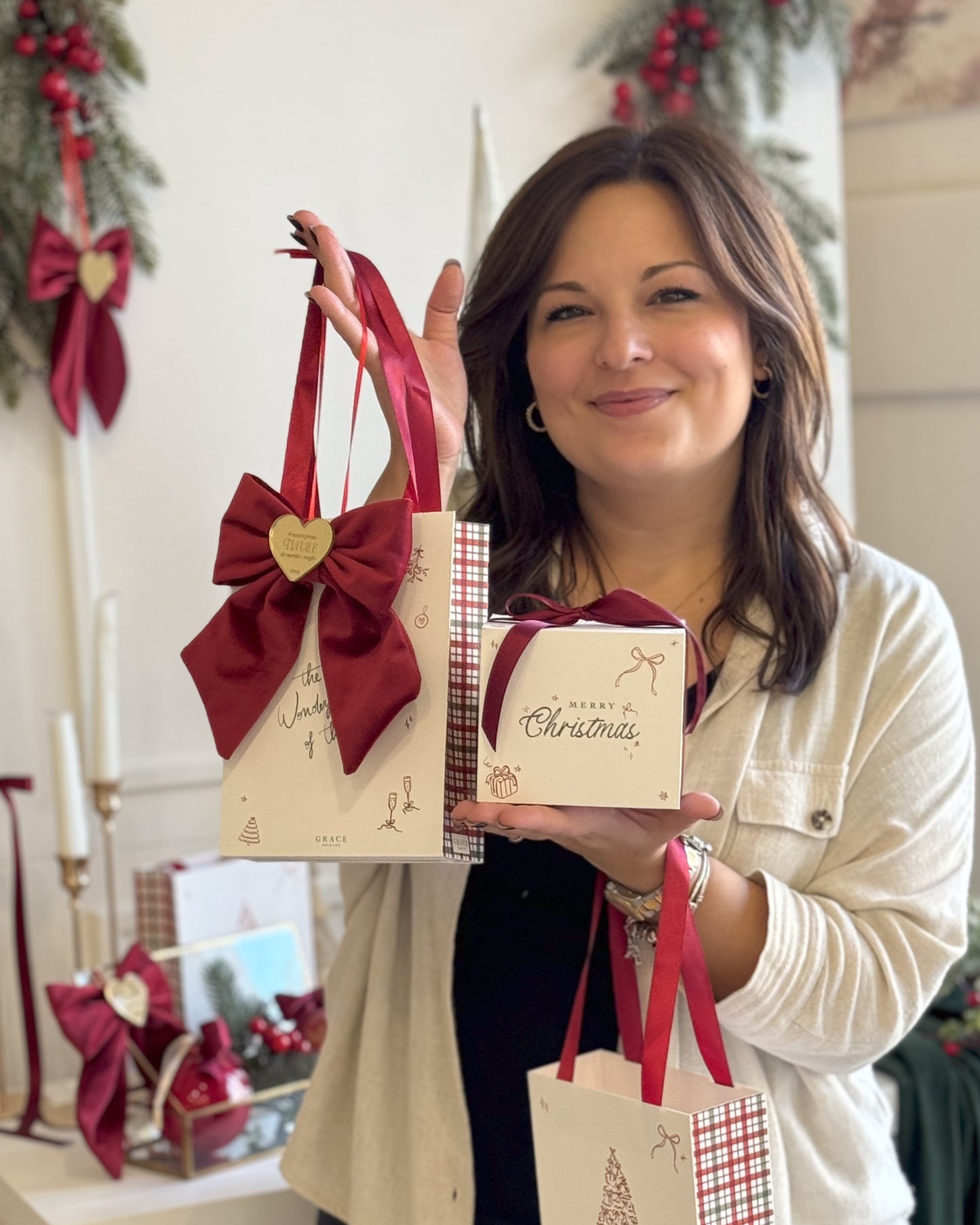 Fiocco Christmas Joy - Rosso Bordeaux
