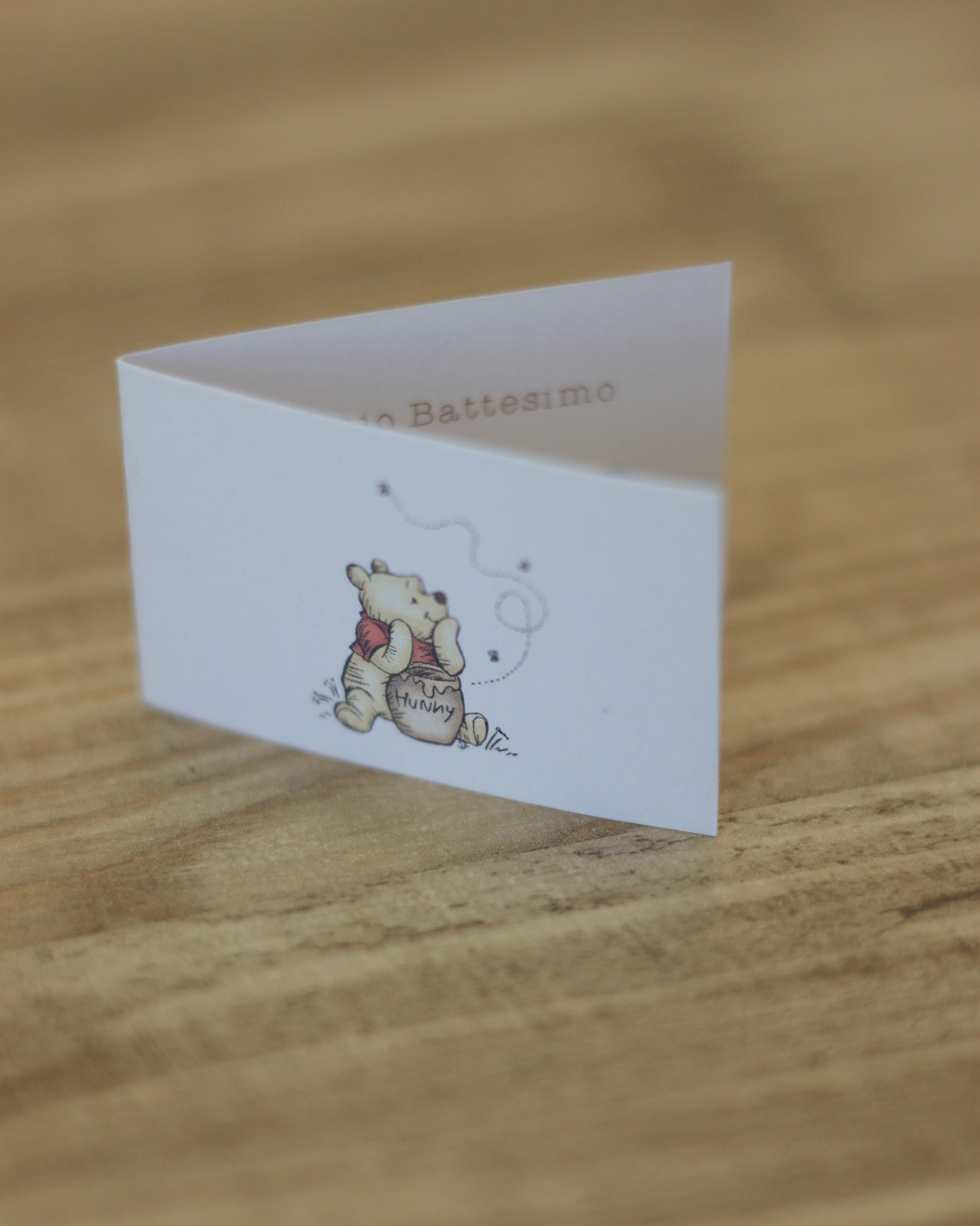 Biglietti Bomboniera Winnie The Pooh