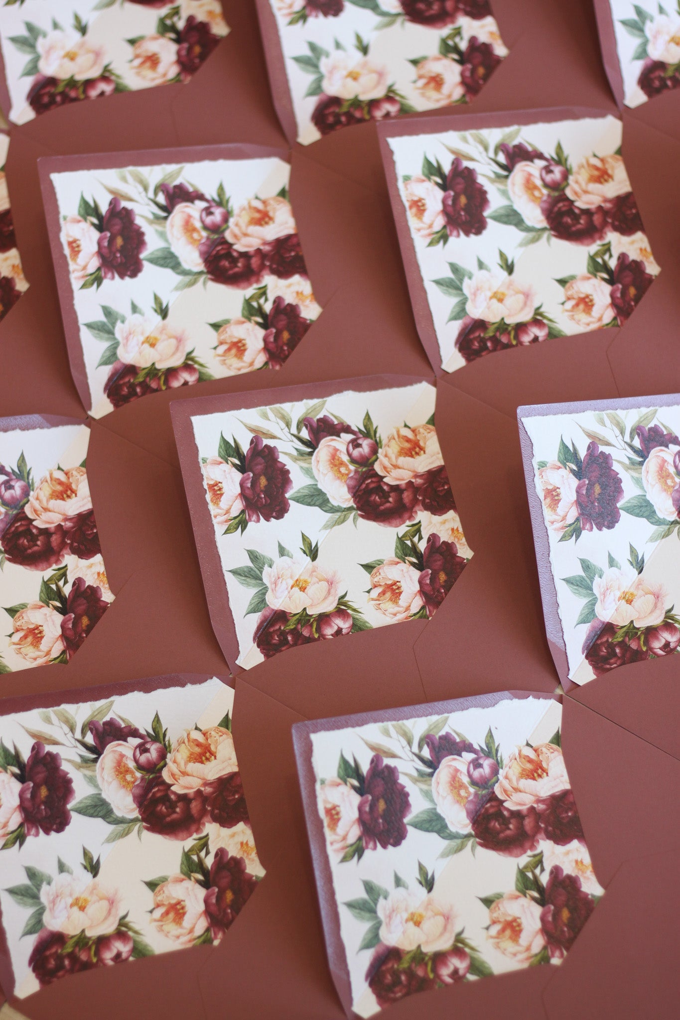 Mauve Love | Partecipazione con Busta