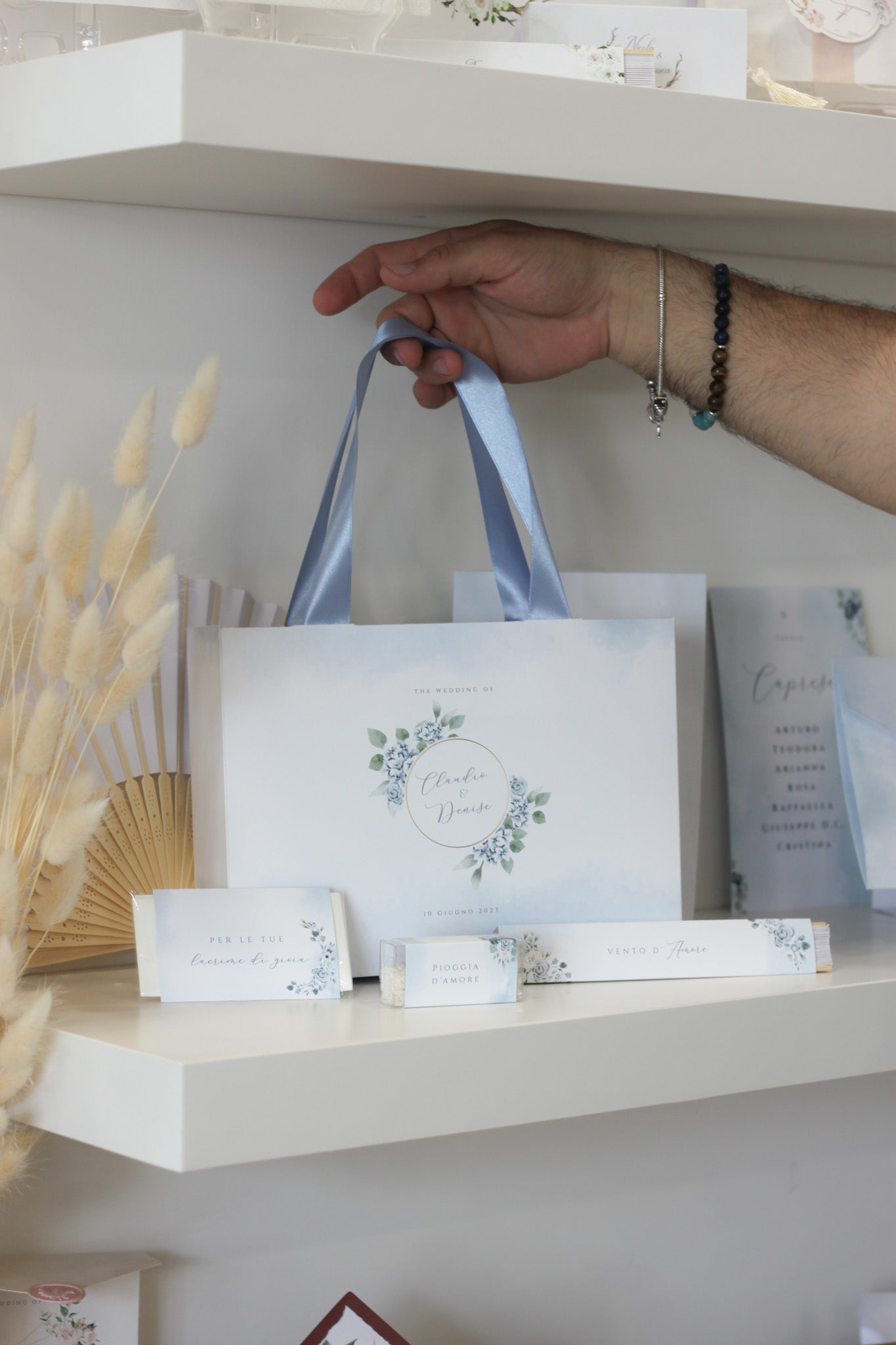 Wedding Bag Big Completa - Light Blue Love