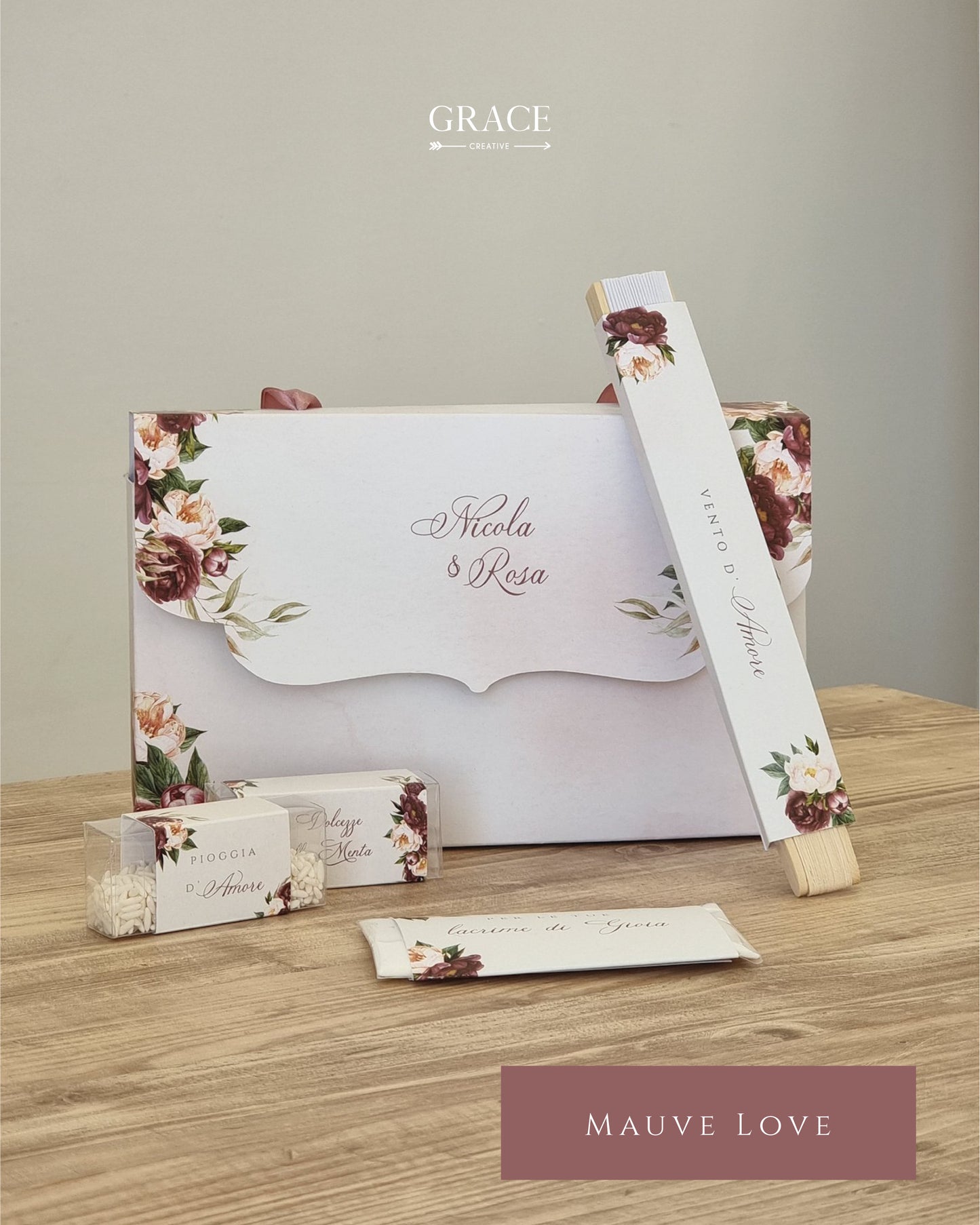 Wedding Bag Completa - MAUVE LOVE
