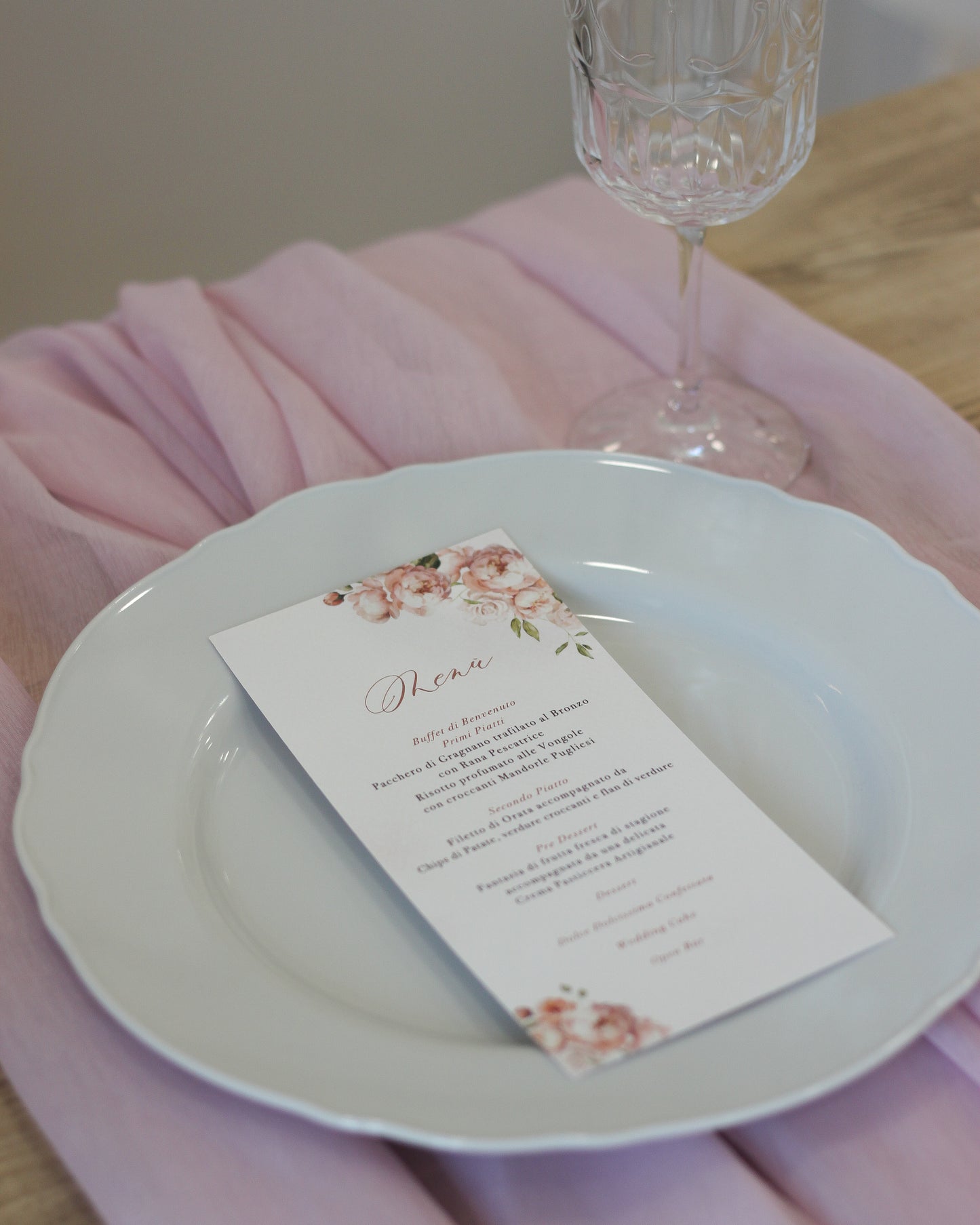 Menù Dusty Rose