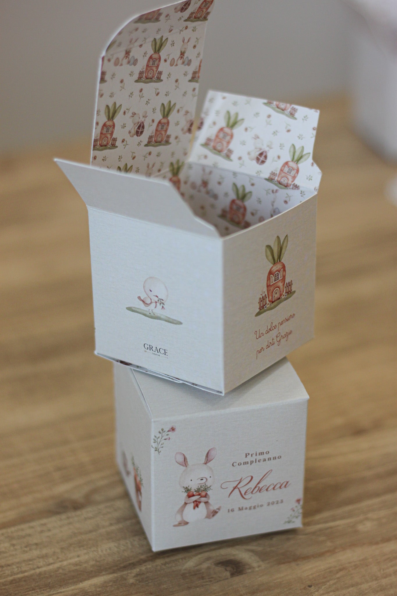 Scatoline Confetti Soft Cube Little Rabbit