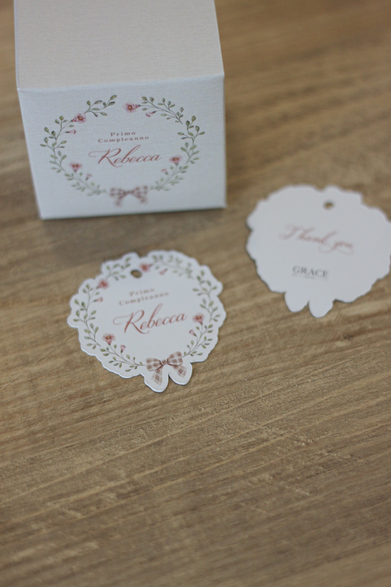 Tag Bomboniere Country Personalizzati