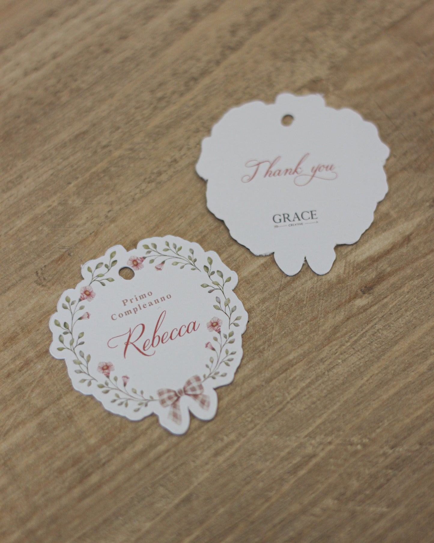 Tag Bomboniere Country Personalizzati