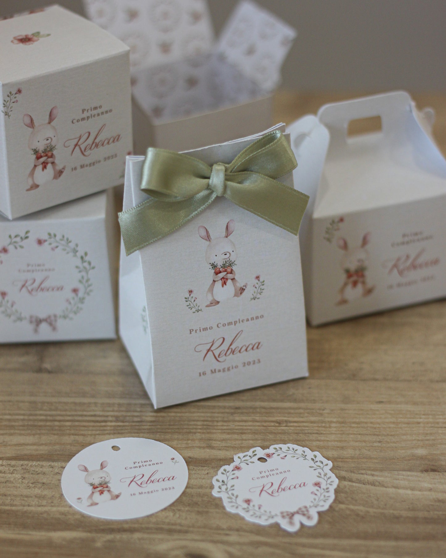 Scatolina Gift Little Rabbit Personalizzata