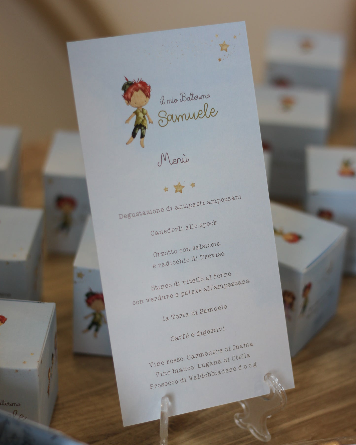 Menu al Piatto Peter Pan