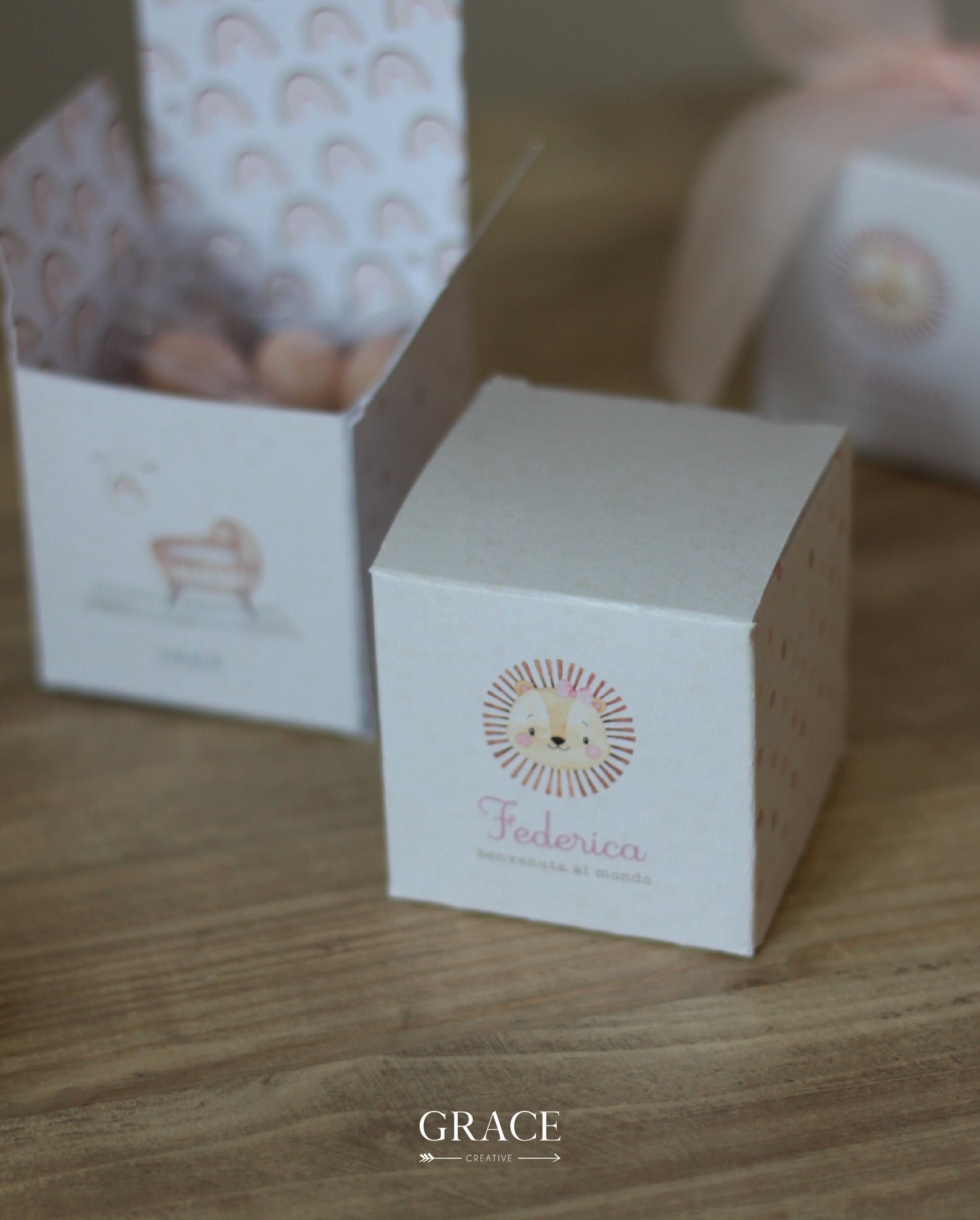 Scatoline Confetti Soft Cube Leoncino Boho