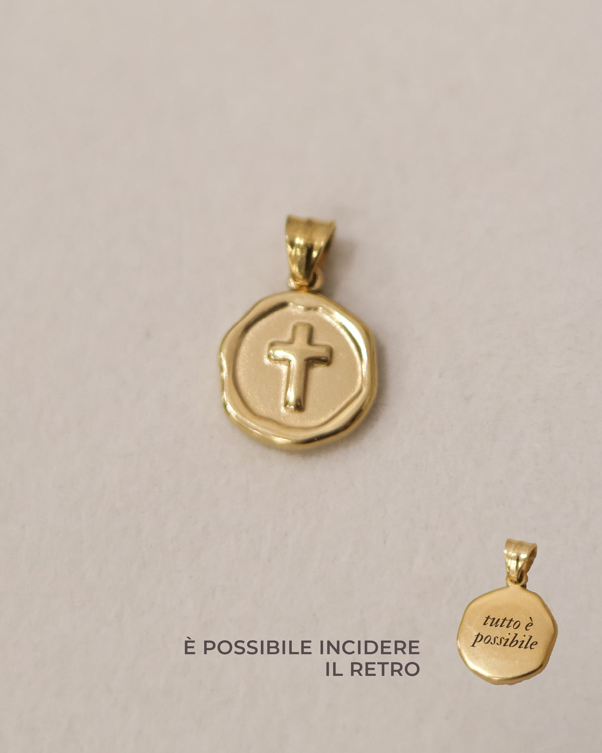 Ciondolo Croce Charm