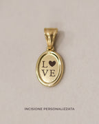 Ciondolo Ovale Love