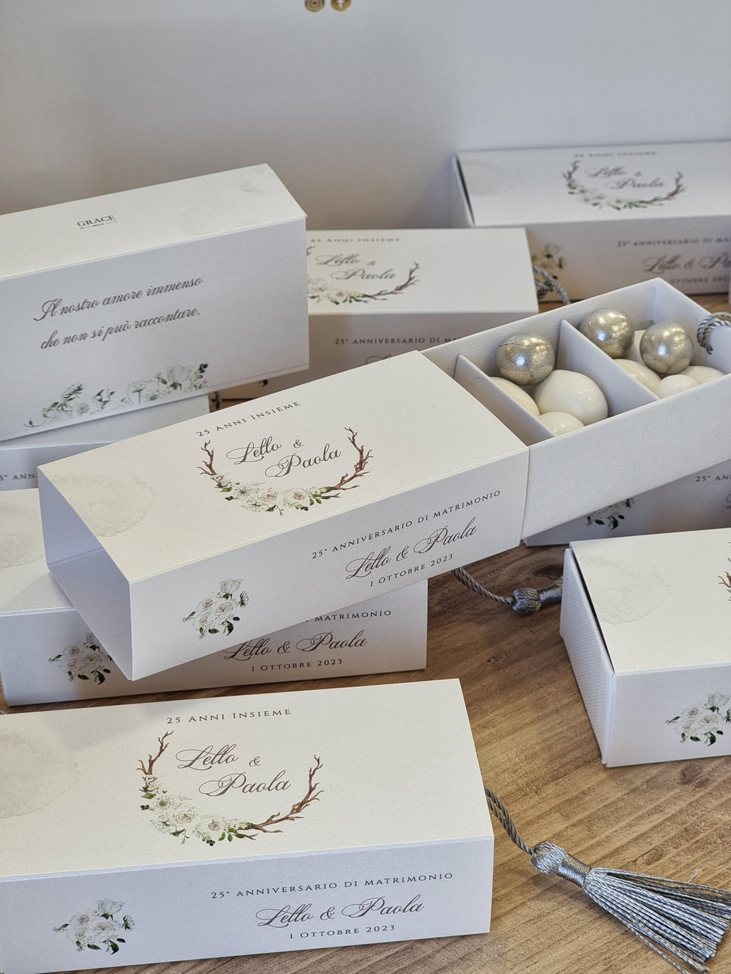Scatola Degustazione Fiammifero Wedding