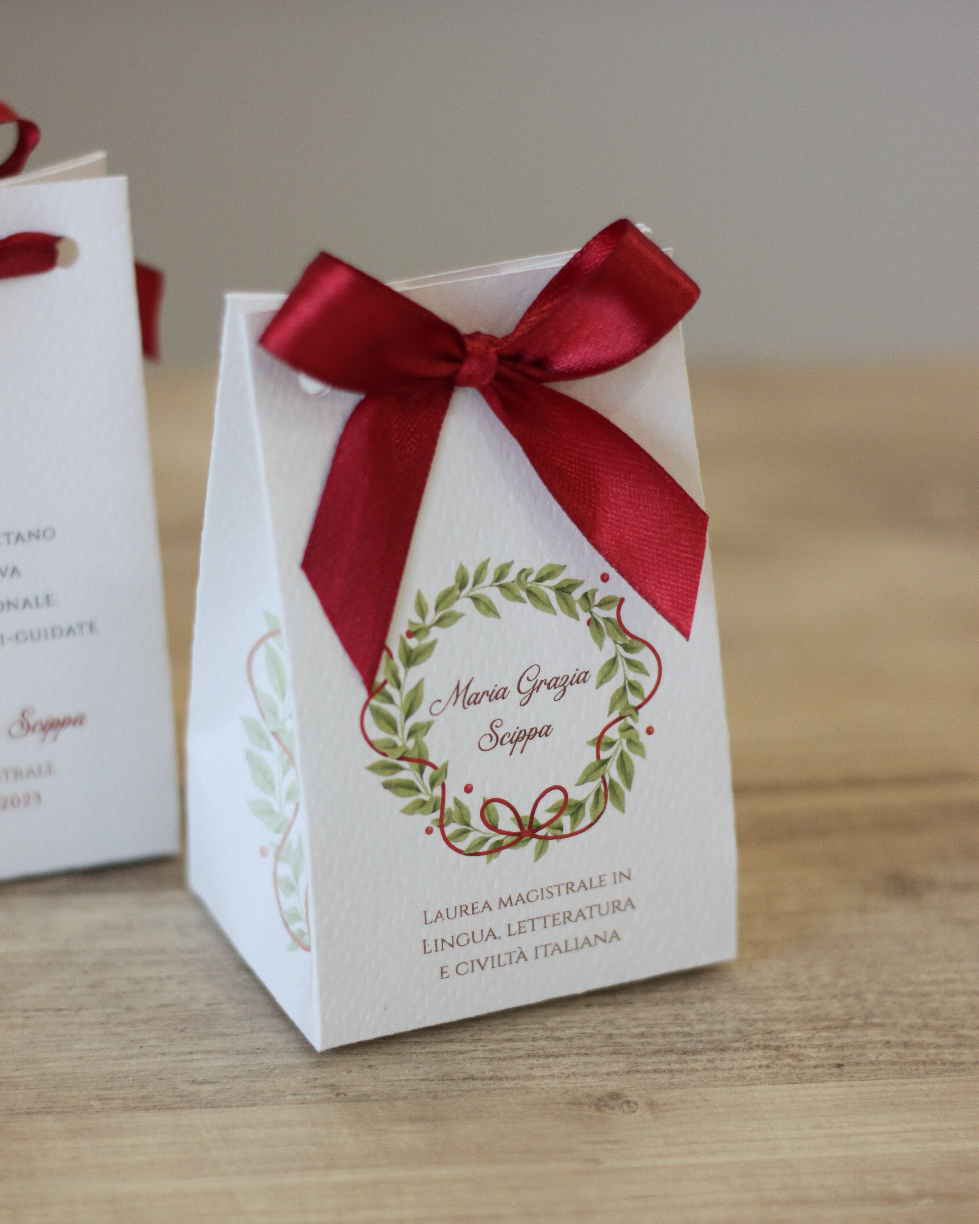 Scatolina Gift Laurea con Alloro Laurea