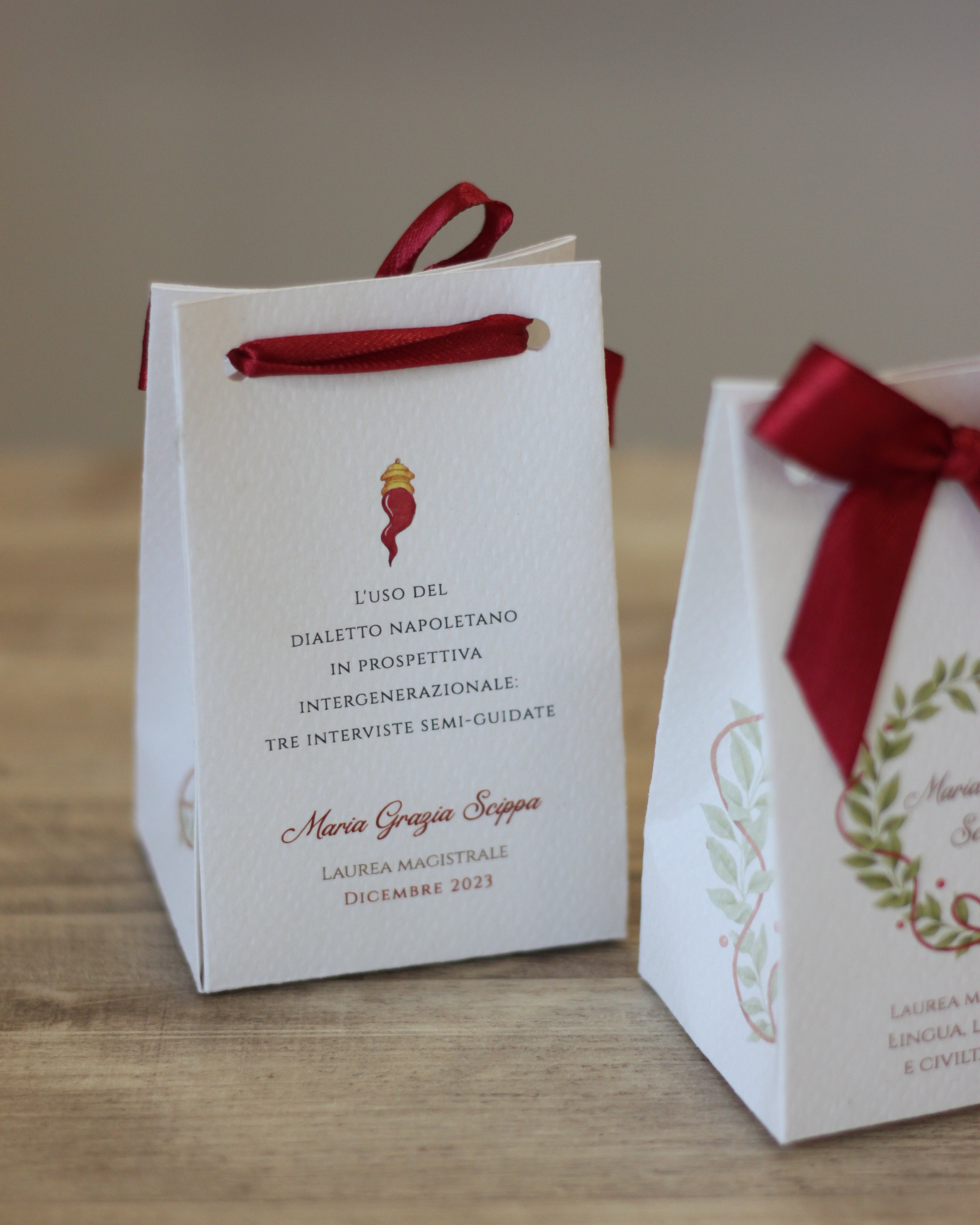 Scatolina Gift Laurea con Alloro Laurea