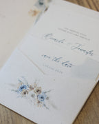 Natural Blue Wedding Boho | mod. Grace Pocket