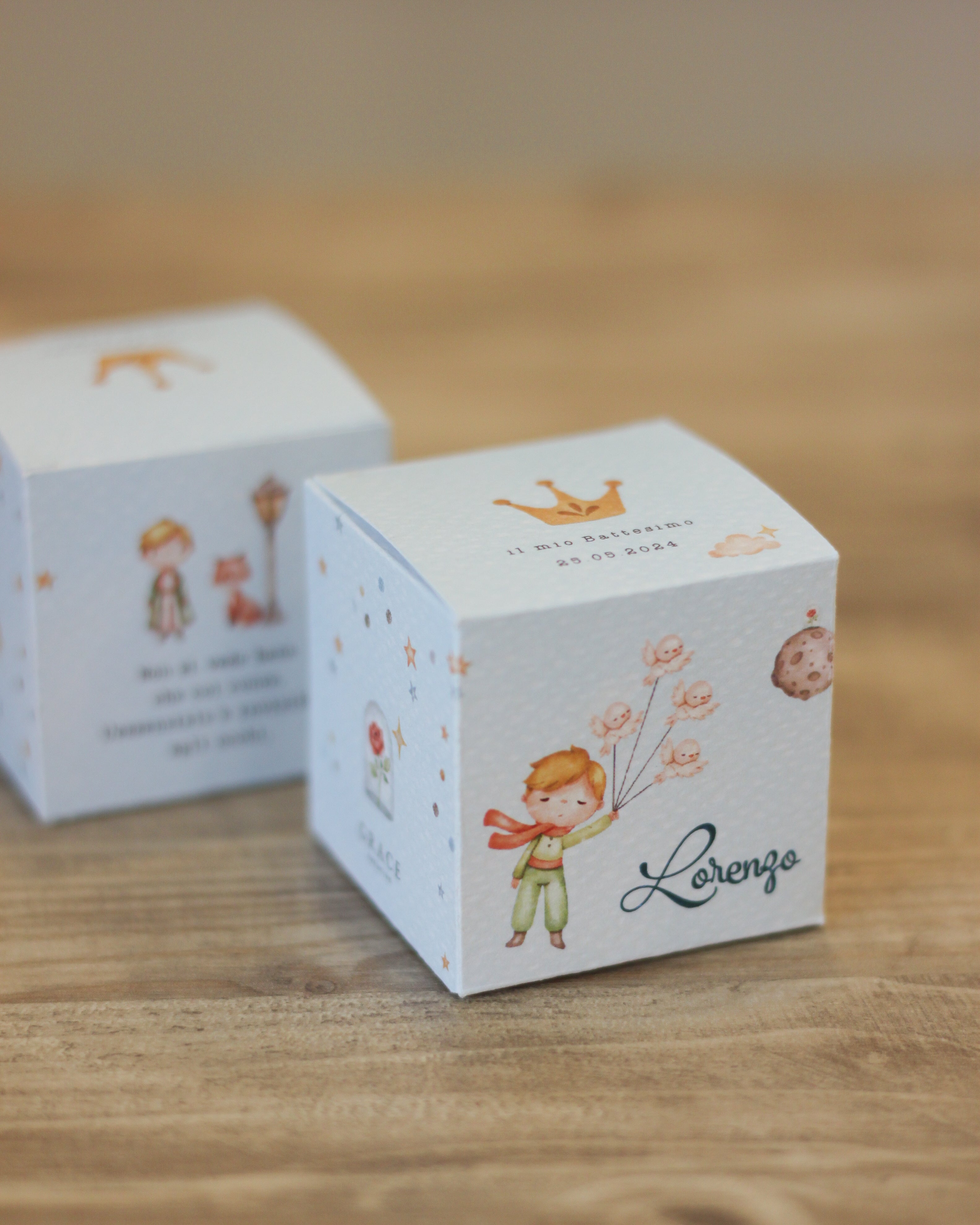 Scatolina Box  Cube 5cm | Piccolo Principe