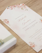 Partecipazione in scatola Dusty Rose