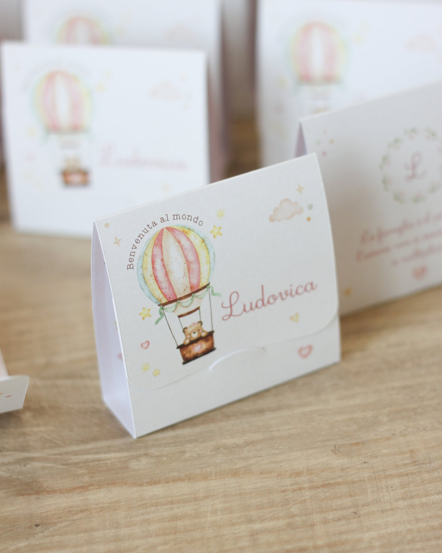 Pochette Portaconfetti | Sogna in Grande con mongolfiera