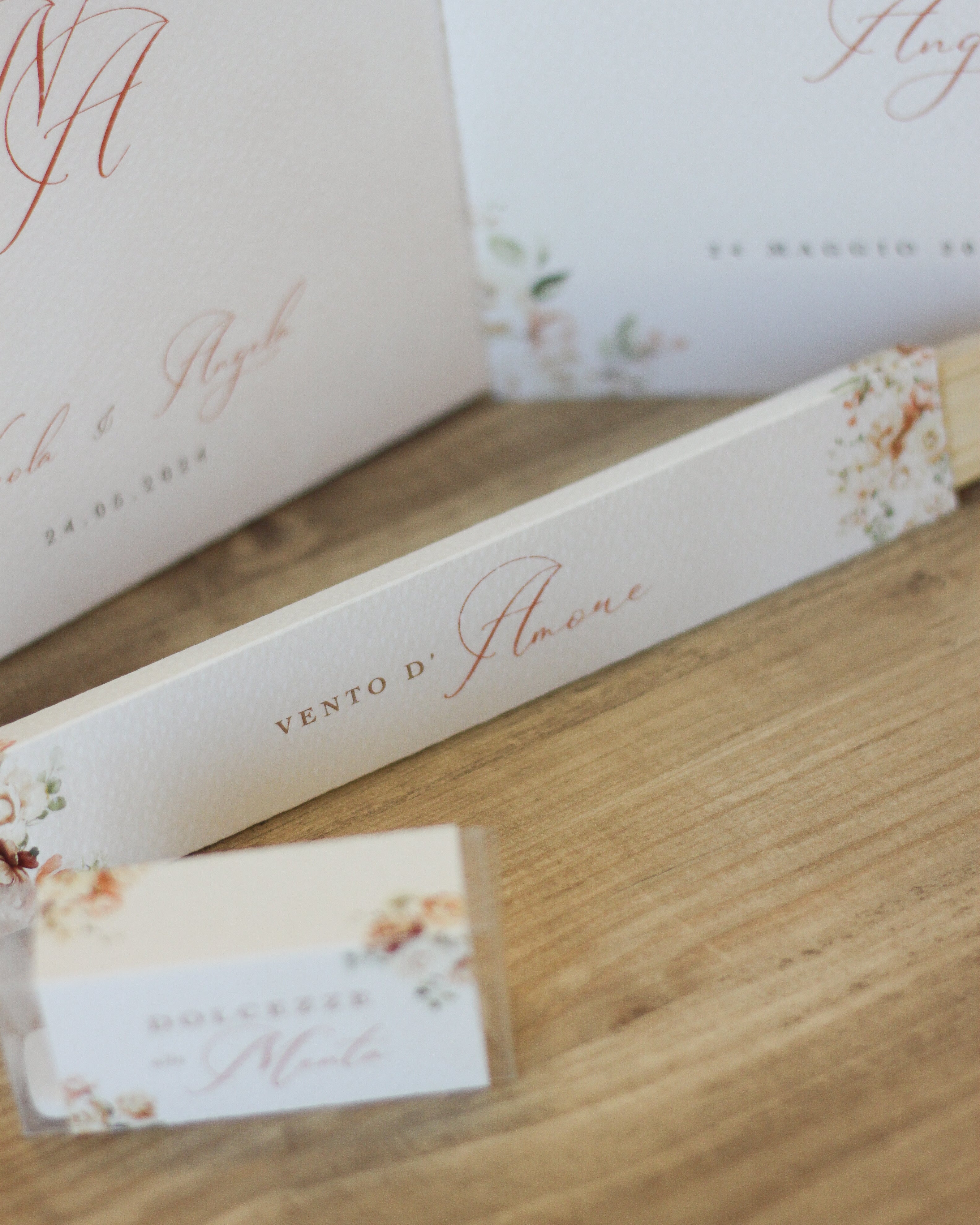 Ventagli Personalizzati - Rosing Peach