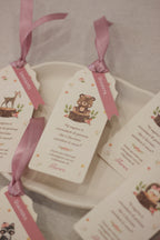 Segnaposto Animali del Bosco Girl