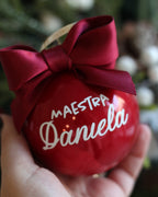 Pallina Christmas Joy - Rosso