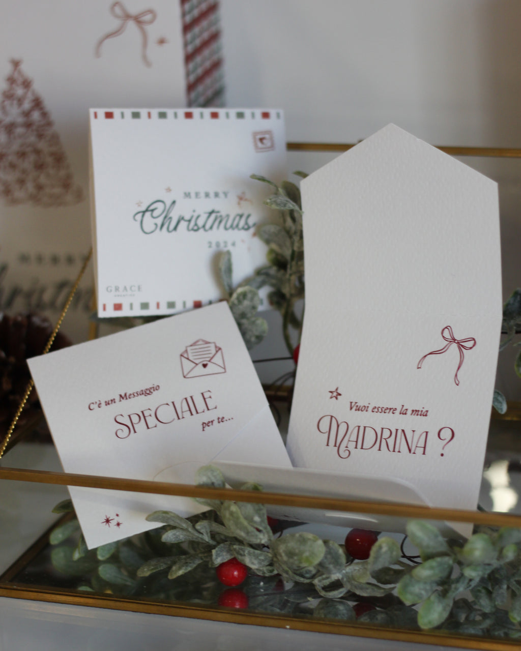 Fiocco Christmas Joy - Rosso Bordeaux