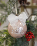 Pallina Christmas Joy - Rosa Antico