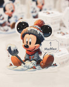 Centrotavola Sagomato Topolino Inverno