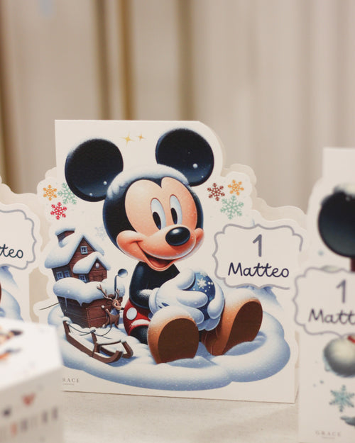 Centrotavola Sagomato Topolino Inverno