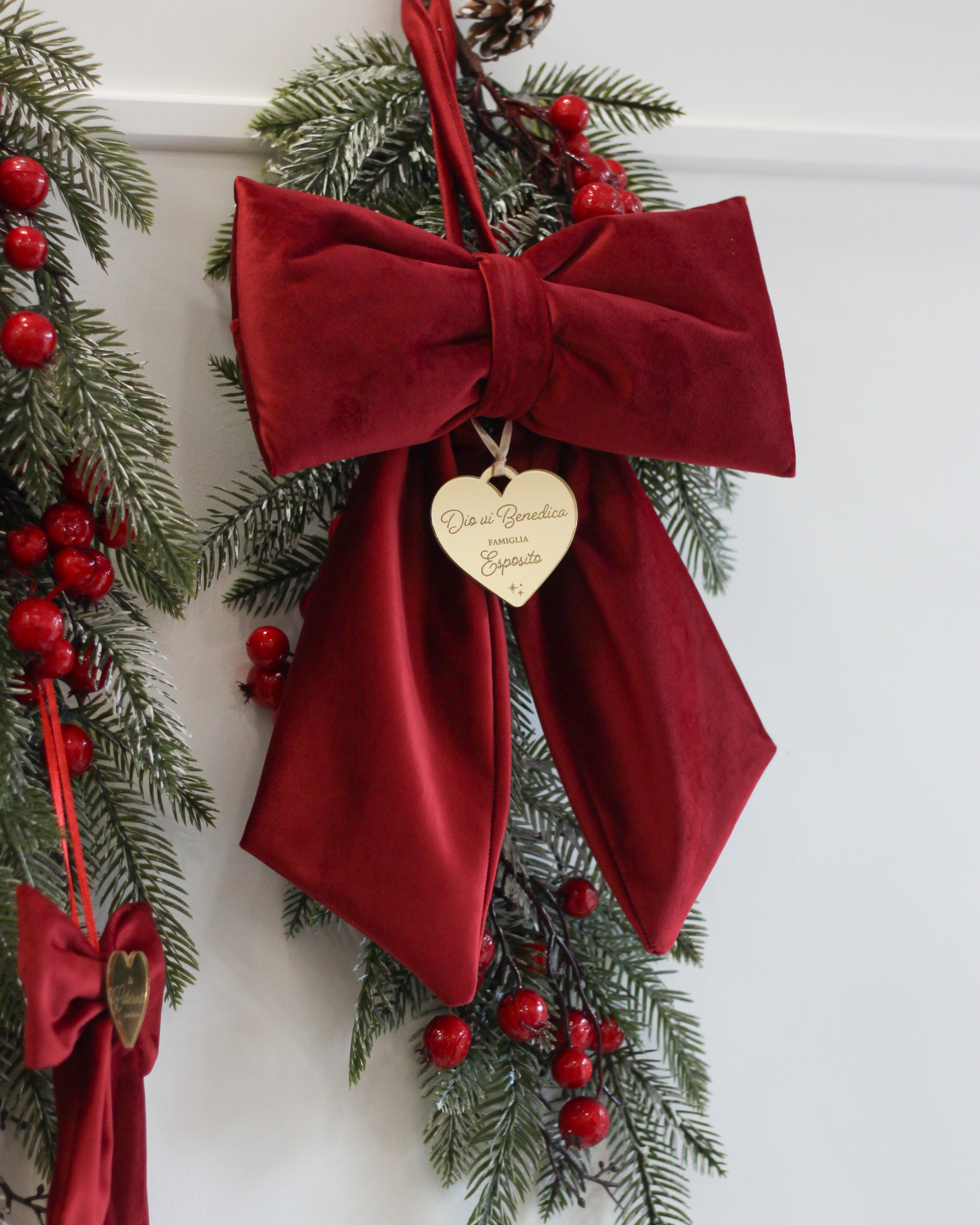 Fiocco Christmas Joy Medium - Rosso Bordeaux