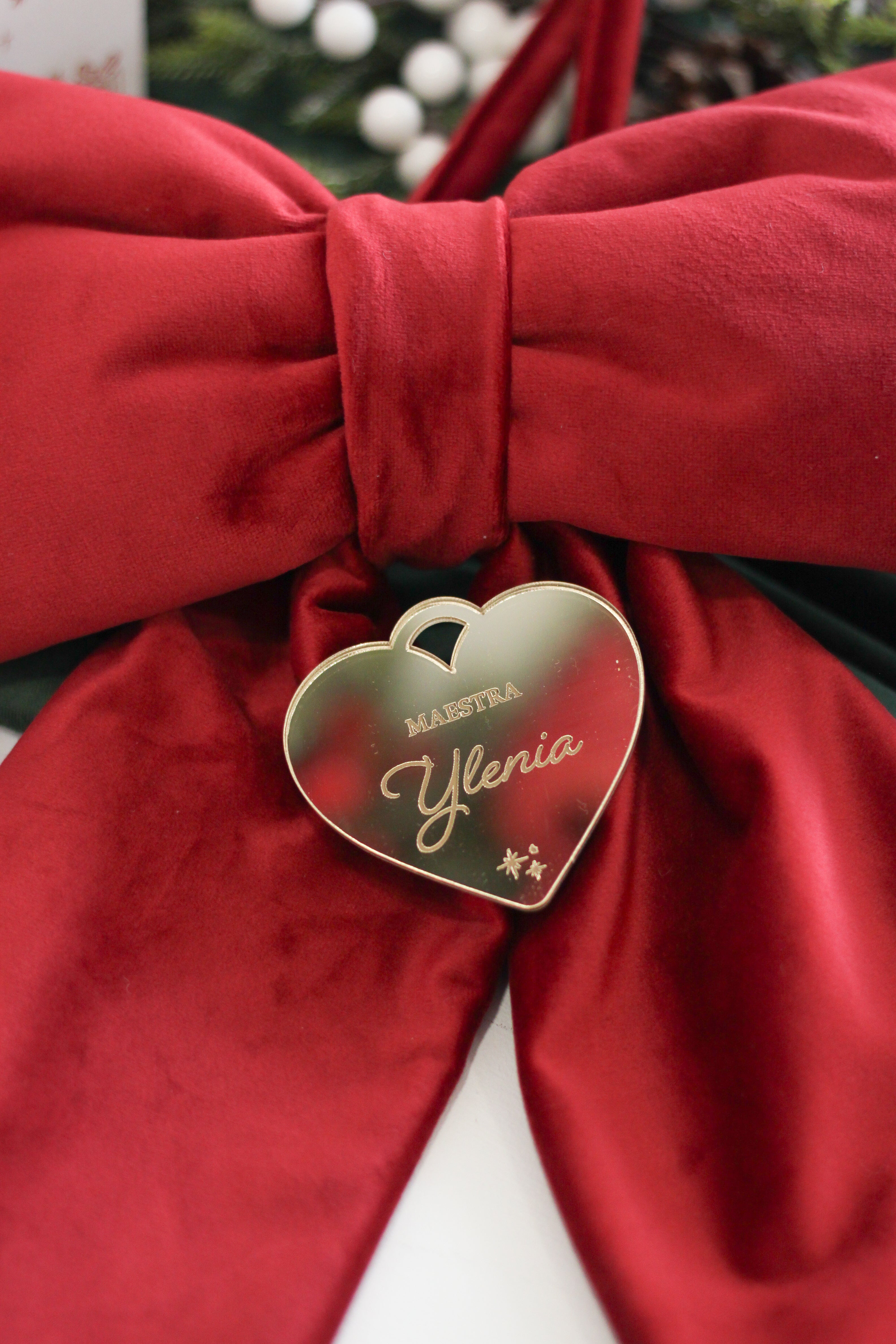 Fiocco Christmas Joy Medium - Rosso Bordeaux
