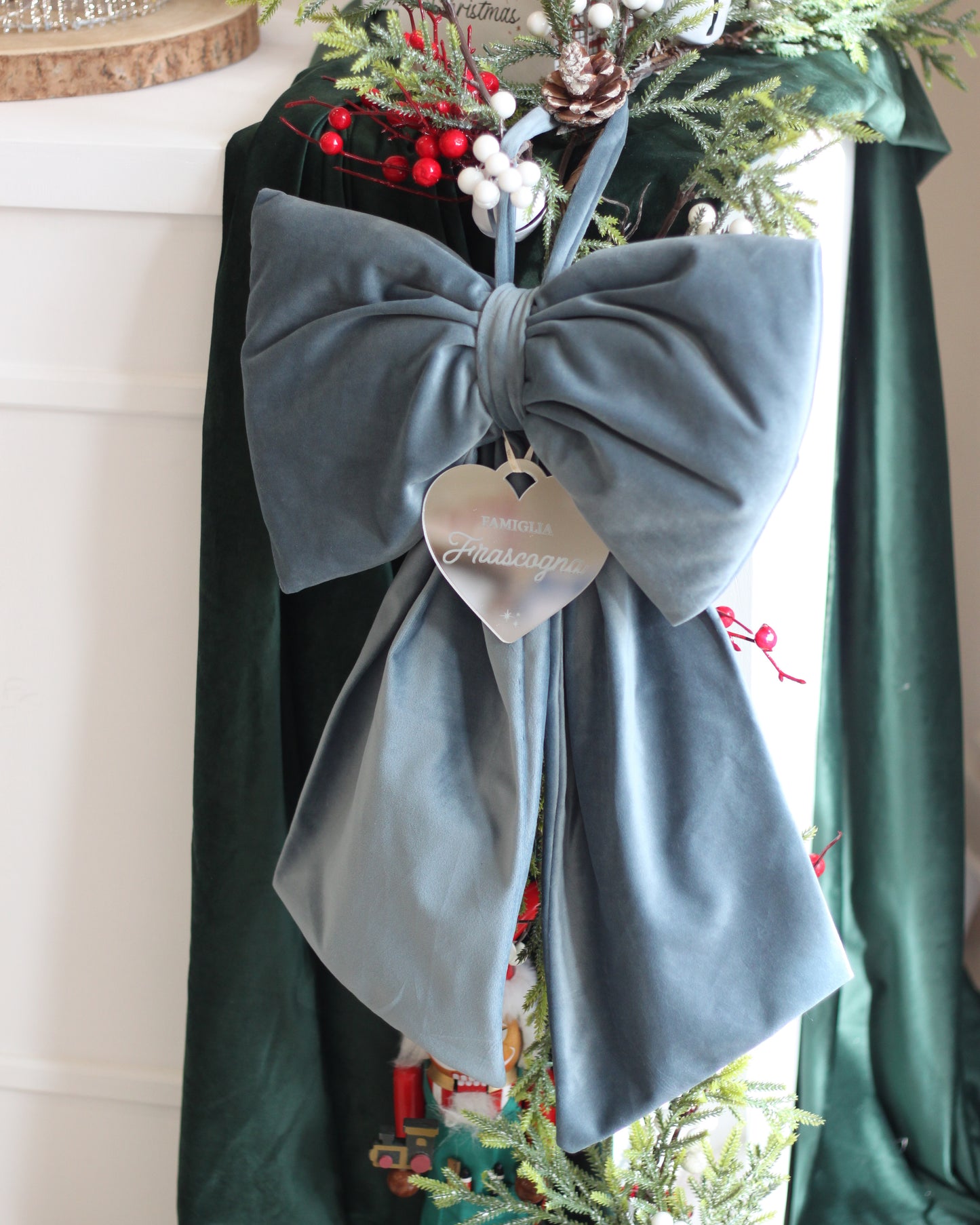 Fiocco Christmas Joy XL - Celeste Polvere