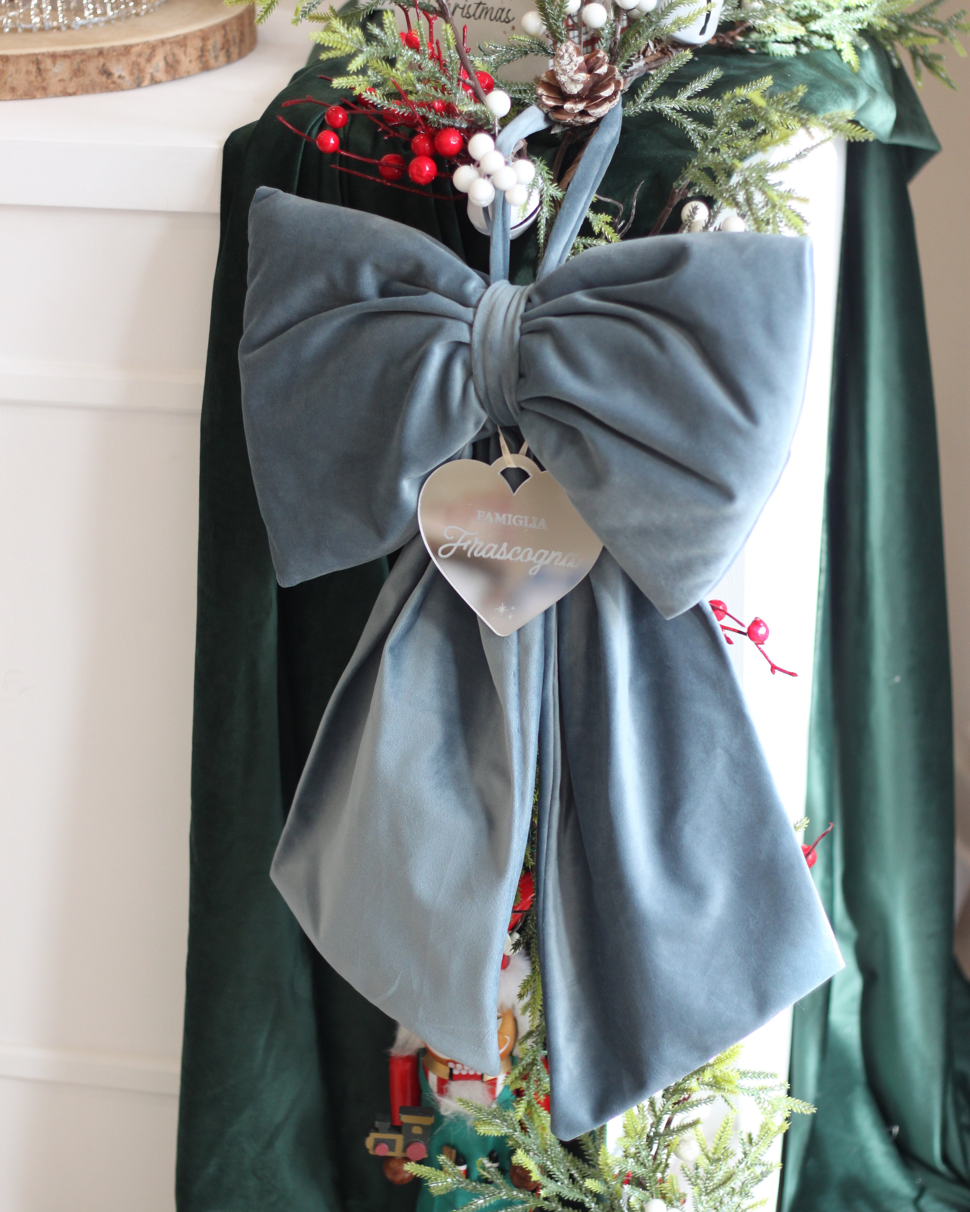 Fiocco Christmas Joy XL - Celeste Polvere