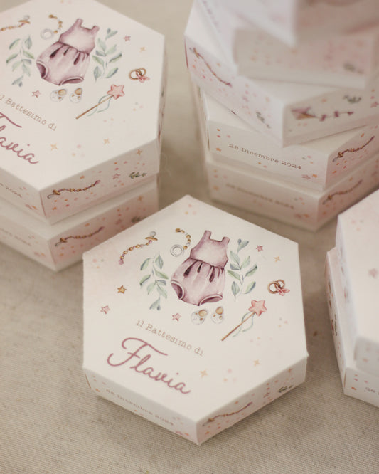 Scatoline Degustazione Esagonali | Abitino Boho Chic