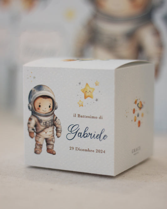 Scatolina Box Cube 5cm | Astronauta