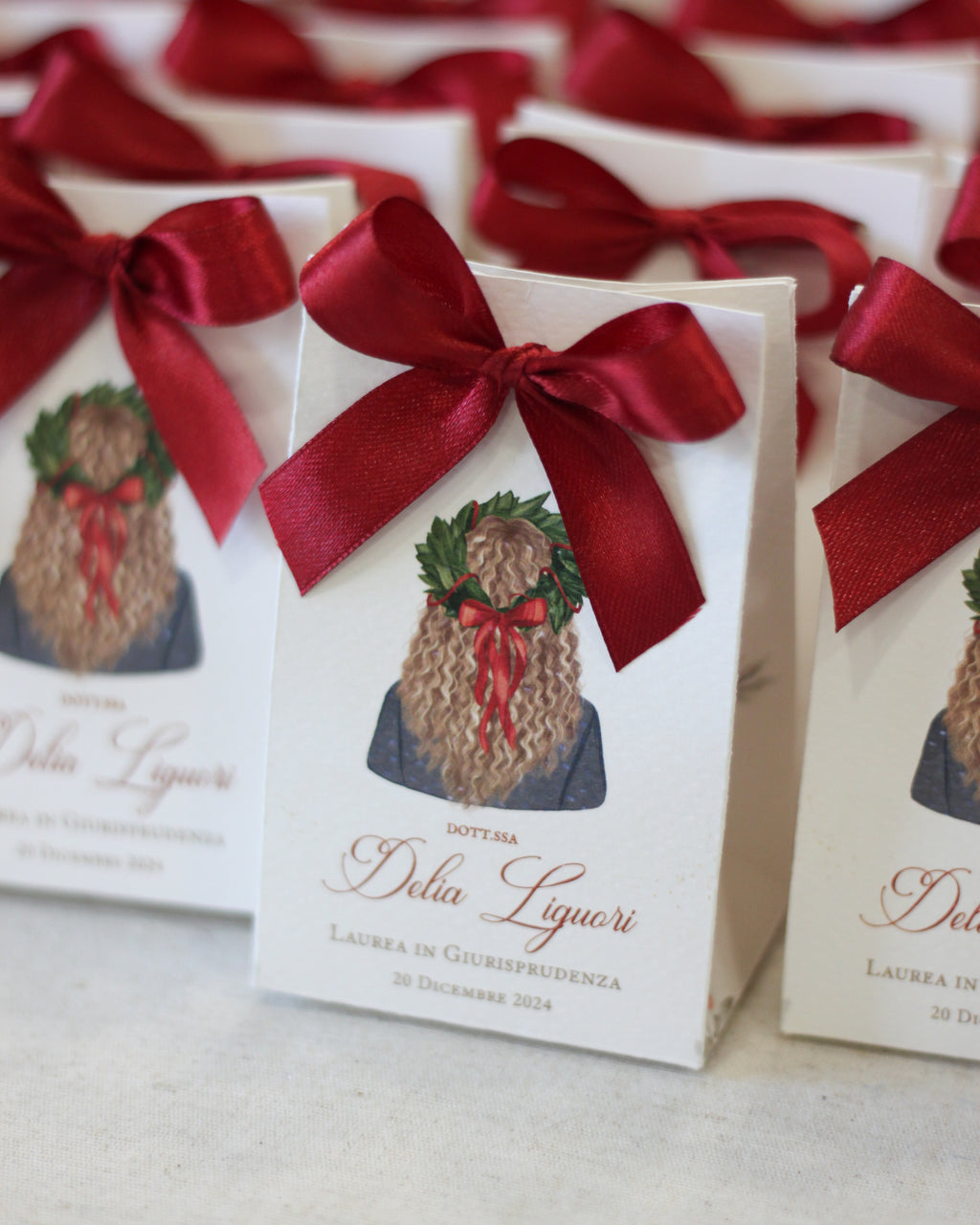 Scatolina Gift Laurea - Ritratto di Spalle Personalizzato
