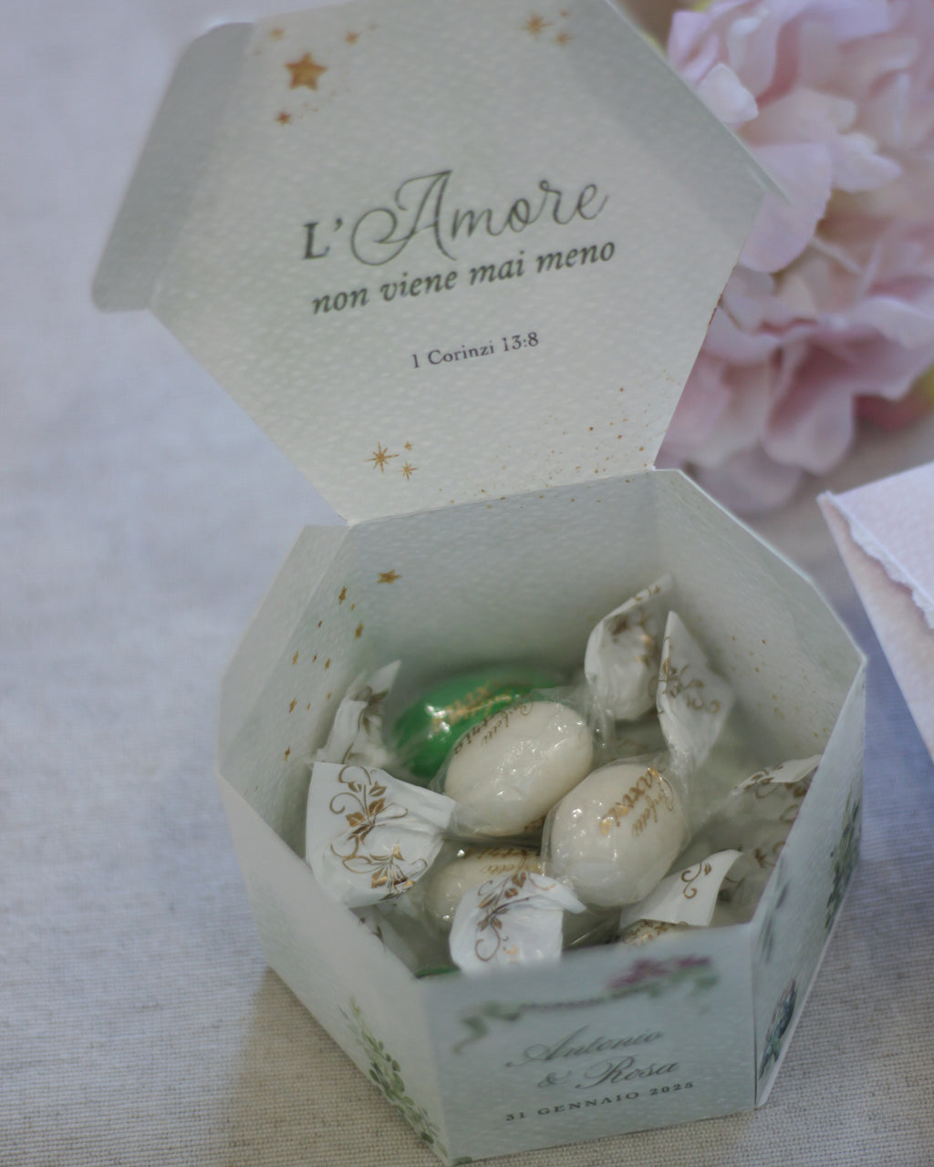 Box Esagonali Promessa di Matrimonio Floralia