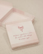 Emozioni su Tela - Quadretto Fiocco Rosa