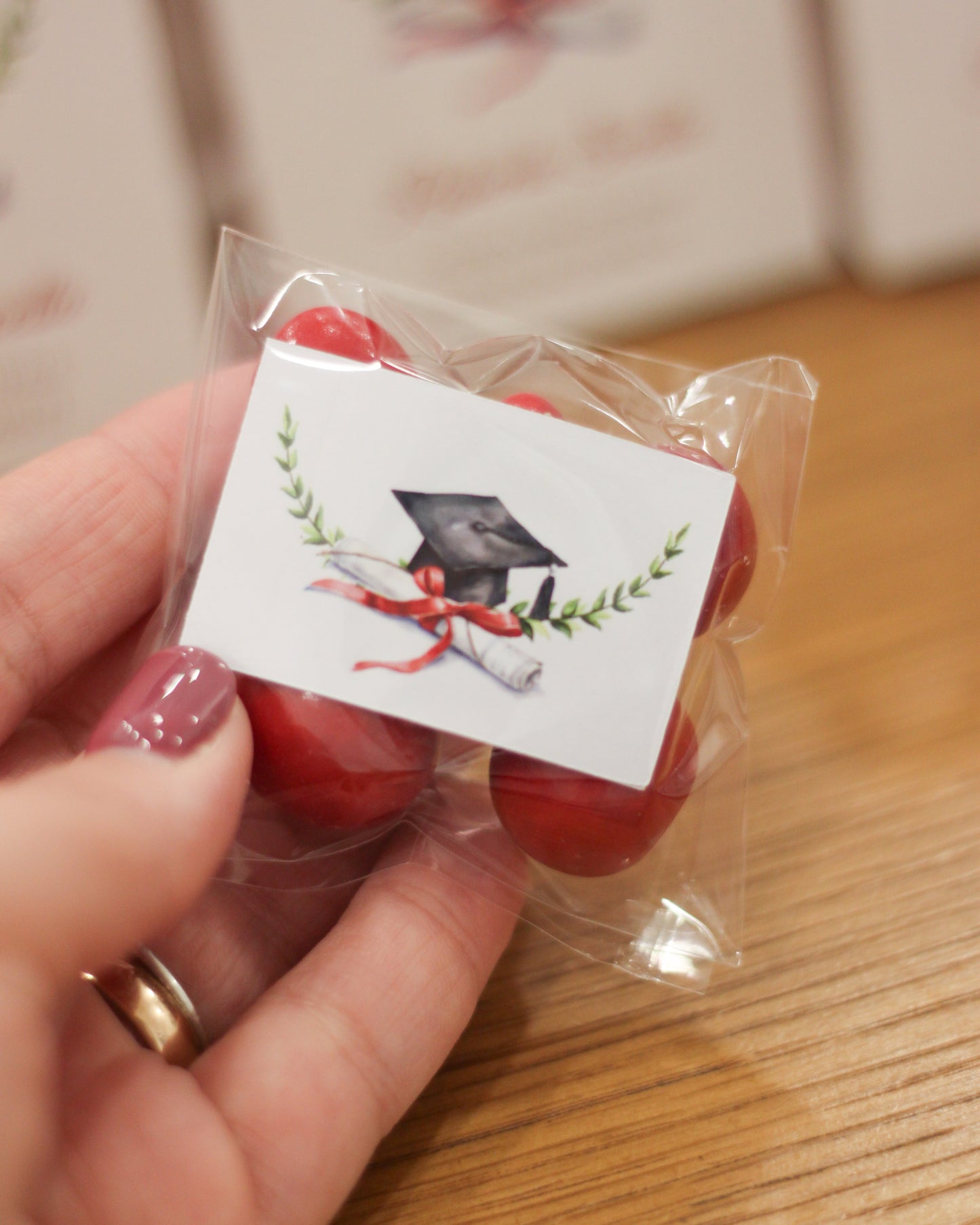 Scatolina Gift Laurea con Alloro, Tocco e Pergamena